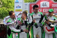 Rallye Český Krumlov: Dojezd posádek do cíle